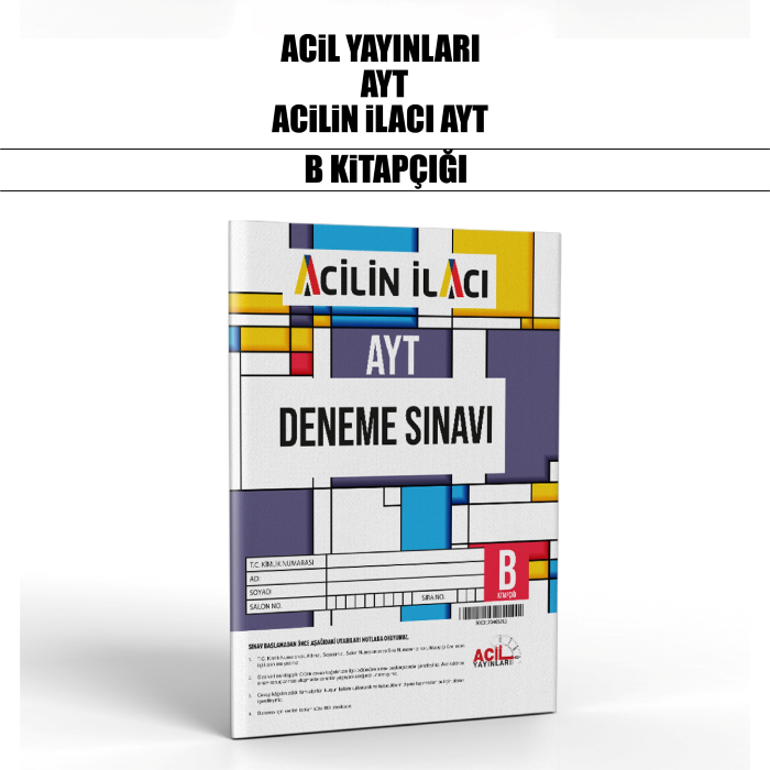 ACİL YKS AYT MATEMATİĞİN İLACI SNV 4-B - 2025-26